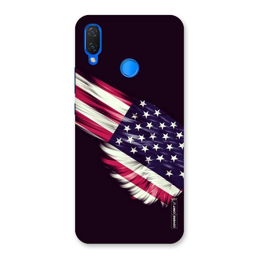 Red And White Stripes Stars Back Case for Huawei Nova 3i