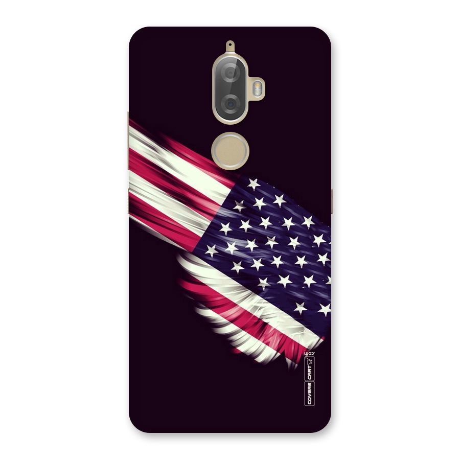 Red And White Stripes Stars Back Case for Lenovo K8 Plus