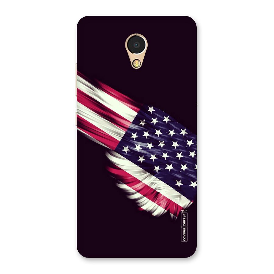Red And White Stripes Stars Back Case for Lenovo P2