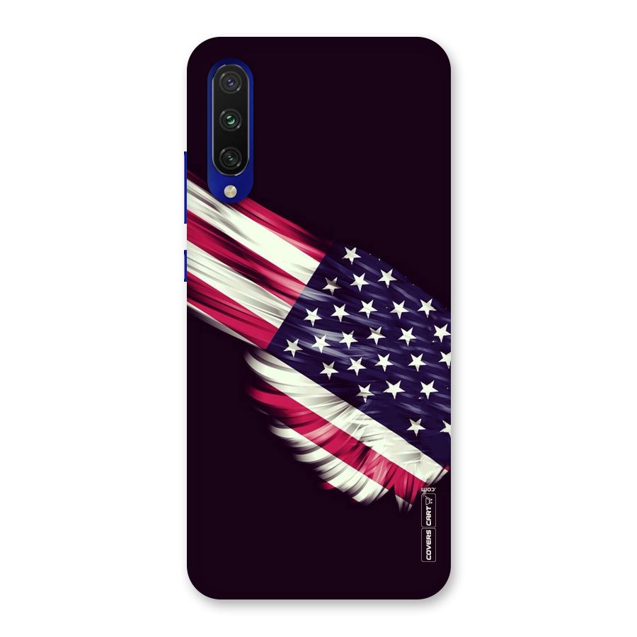 Red And White Stripes Stars Back Case for Mi A3