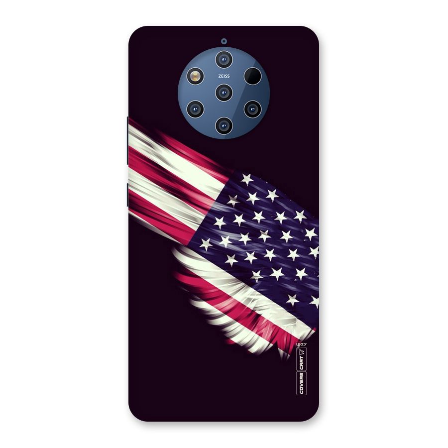 Red And White Stripes Stars Back Case for Nokia 9 PureView