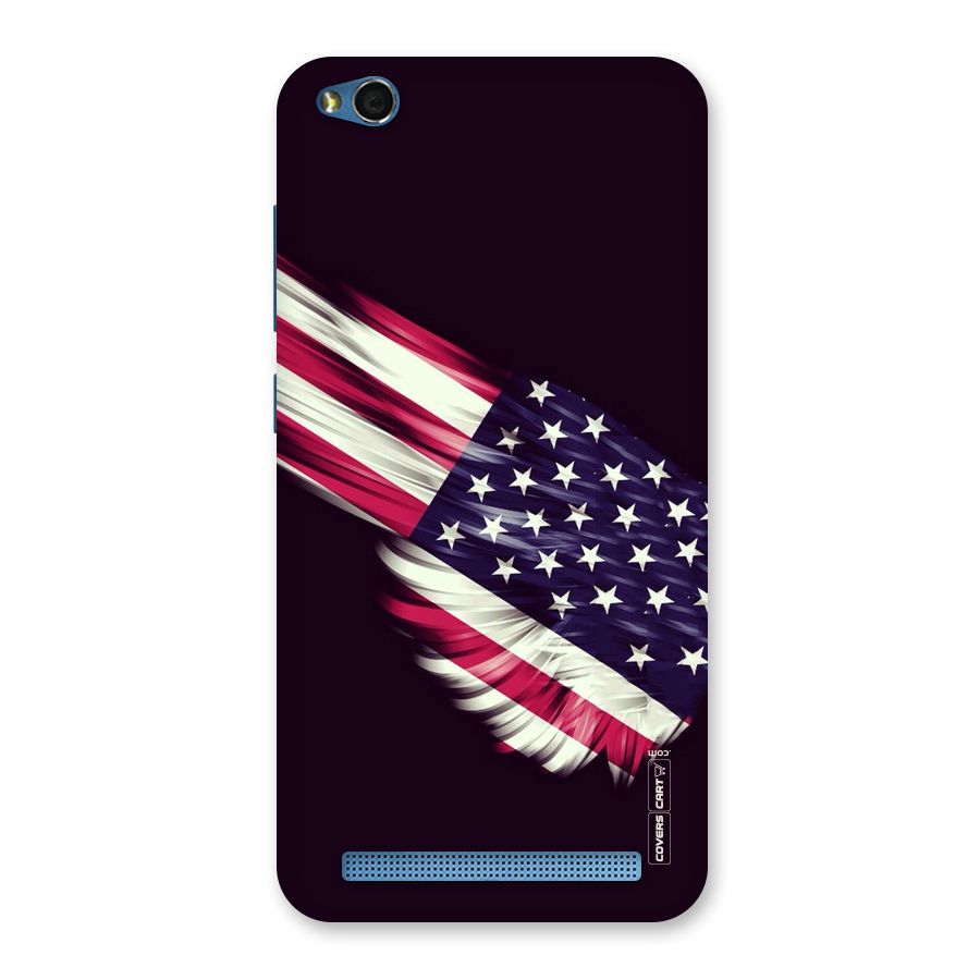 Red And White Stripes Stars Back Case for Redmi 5A