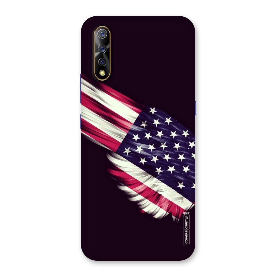 Red And White Stripes Stars Back Case for Vivo S1