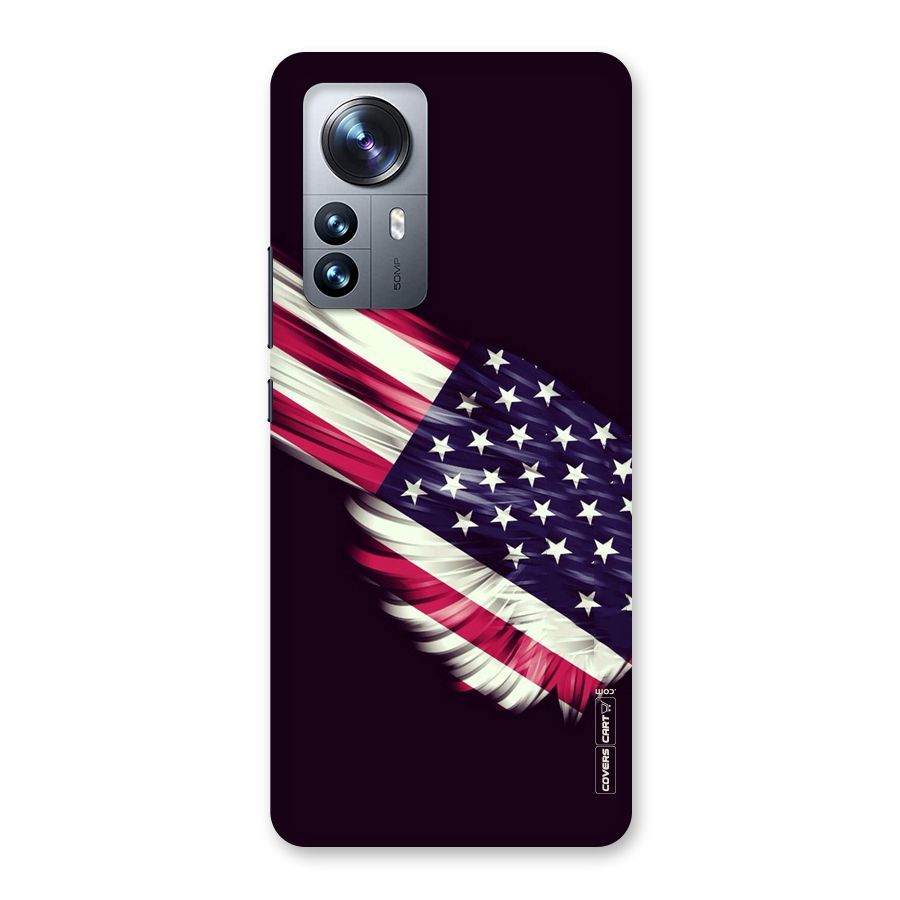 Red And White Stripes Stars Back Case for Xiaomi 12 Pro