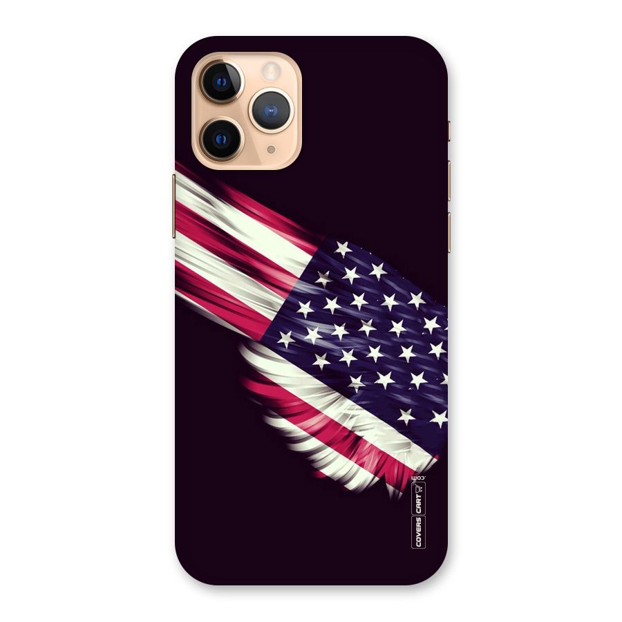 Red And White Stripes Stars Back Case for iPhone 11 Pro