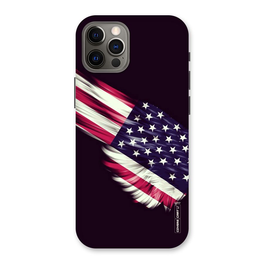 Red And White Stripes Stars Back Case for iPhone 12 Pro