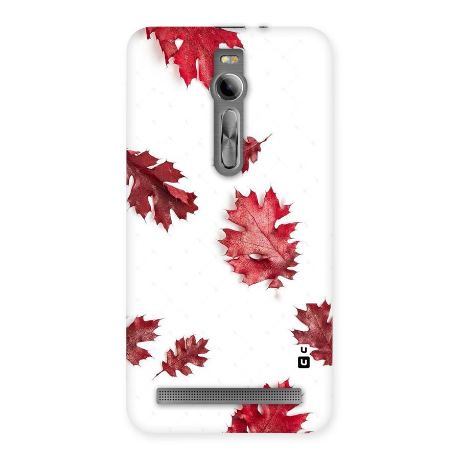 Red Appealing Autumn Leaves Back Case for Asus Zenfone 2