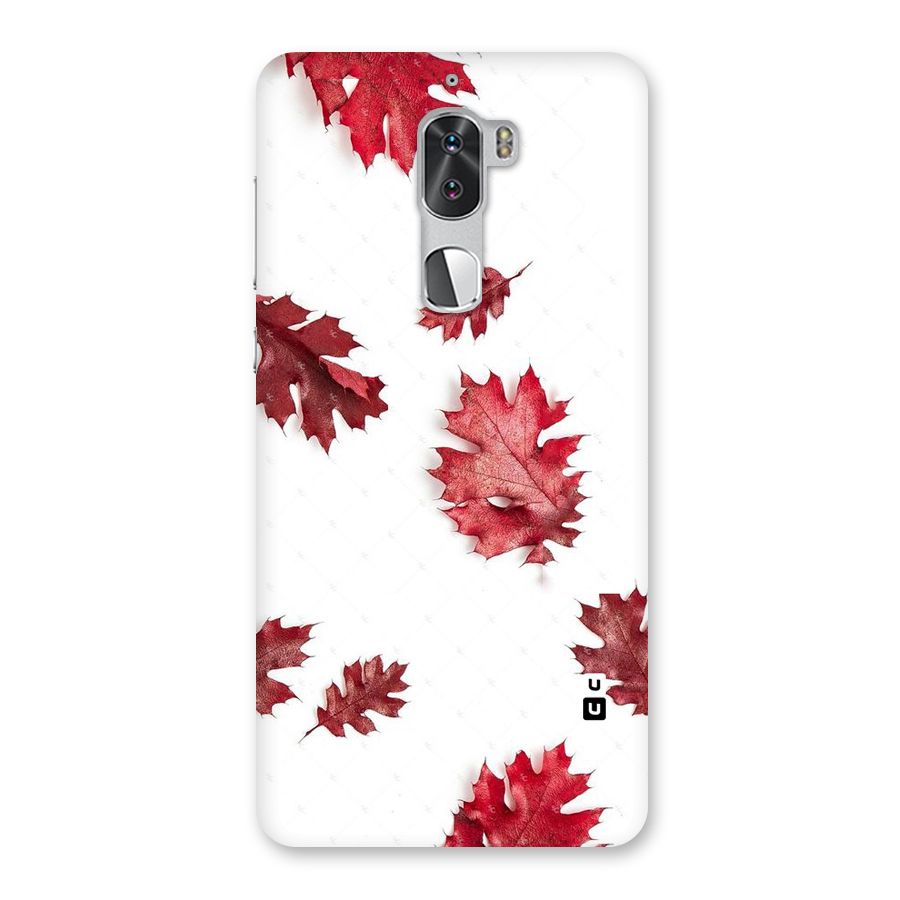 Red Appealing Autumn Leaves Back Case for Coolpad Cool 1