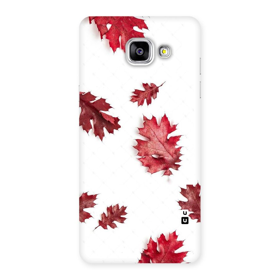 Red Appealing Autumn Leaves Back Case for Galaxy A5 2016