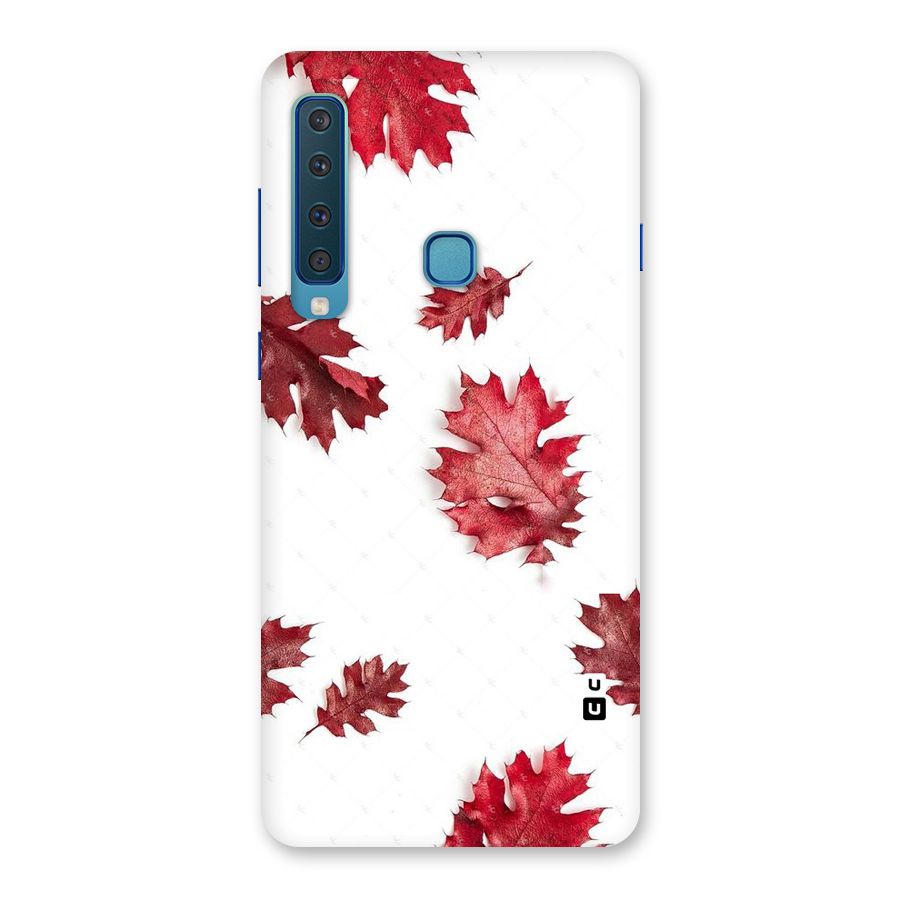 Red Appealing Autumn Leaves Back Case for Galaxy A9 (2018)