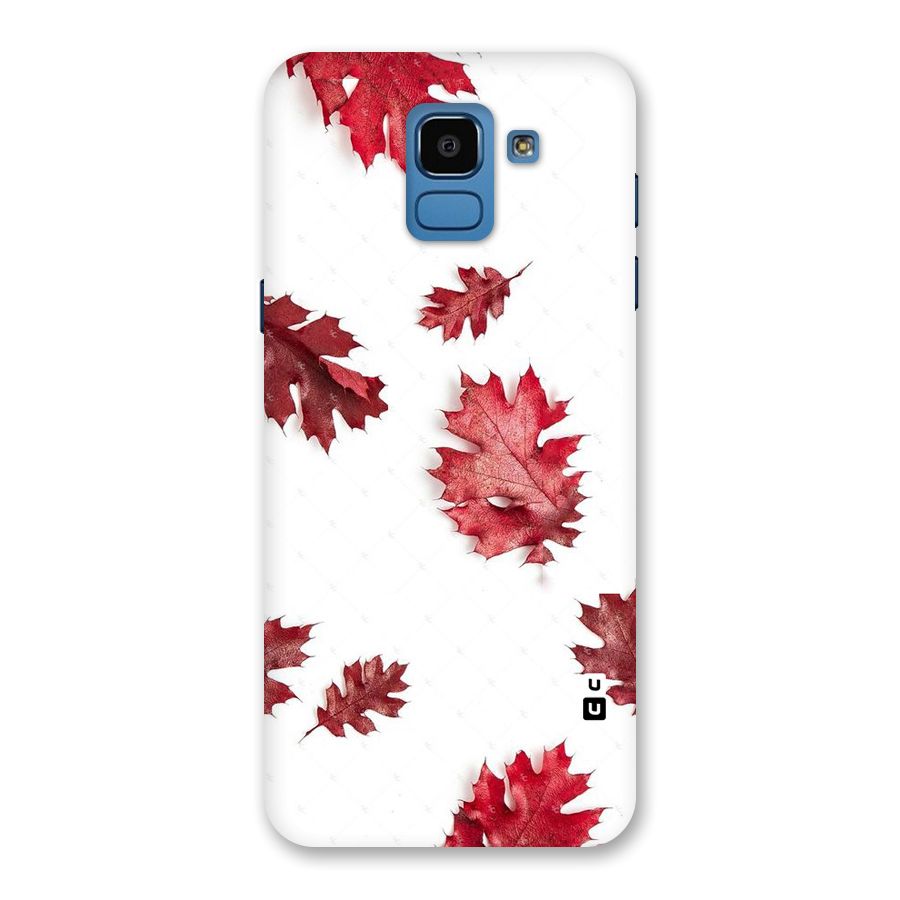 Red Appealing Autumn Leaves Back Case for Galaxy On6