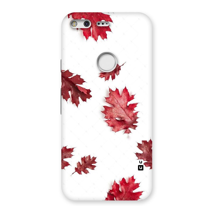 Red Appealing Autumn Leaves Back Case for Google Pixel