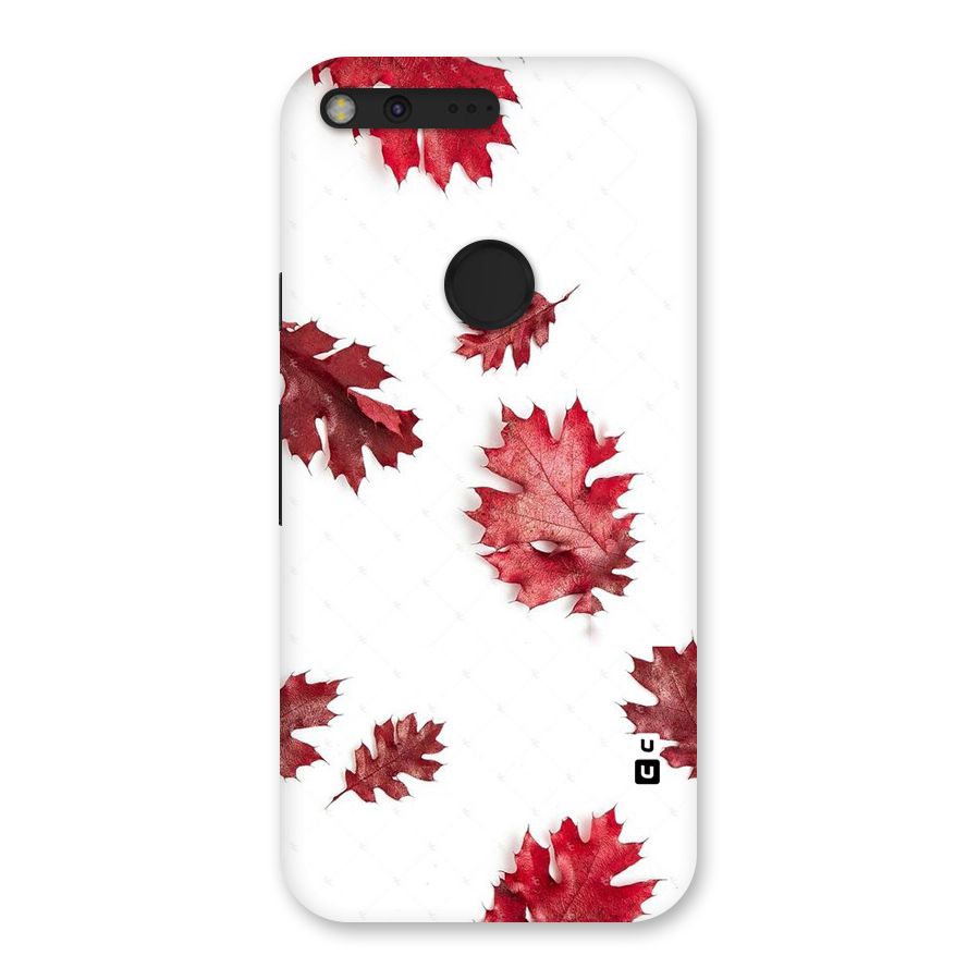 Red Appealing Autumn Leaves Back Case for Google Pixel XL