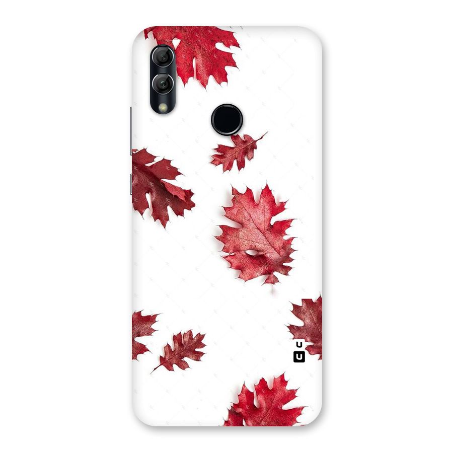 Red Appealing Autumn Leaves Back Case for Honor 10 Lite