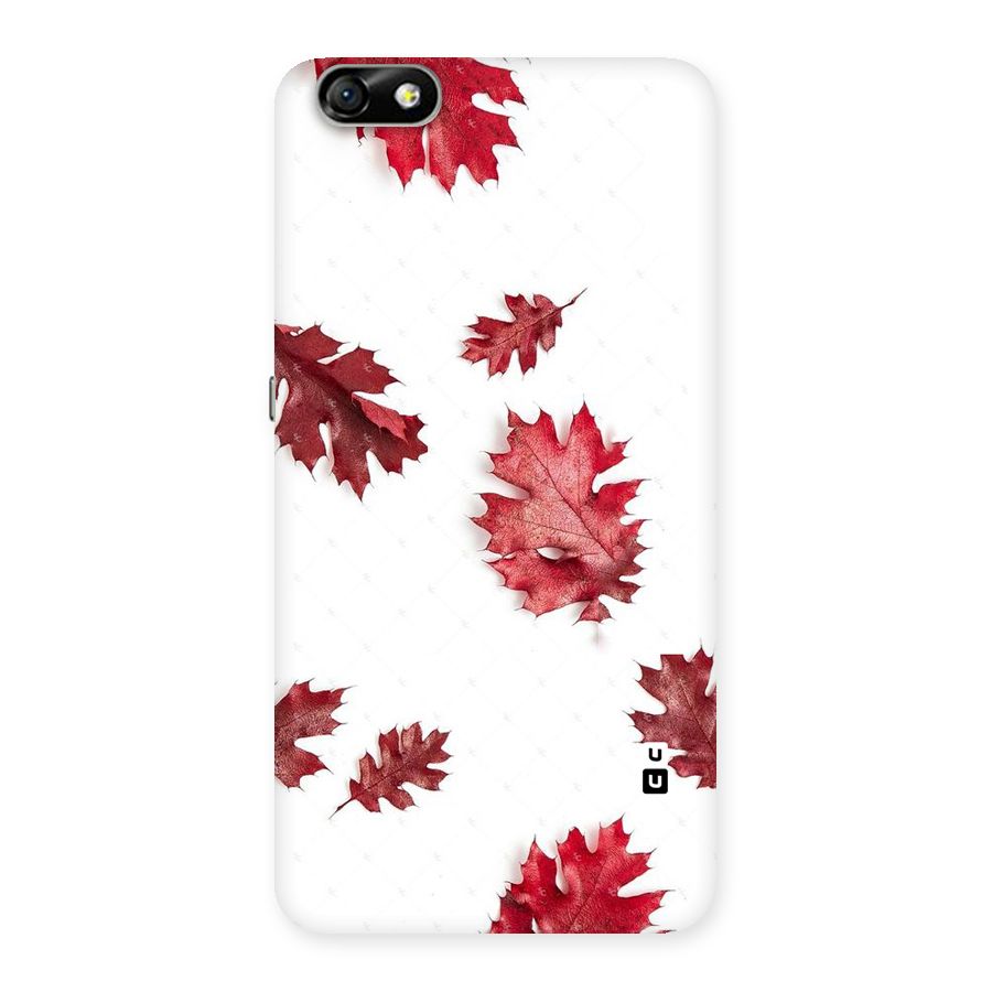 Red Appealing Autumn Leaves Back Case for Honor 4X