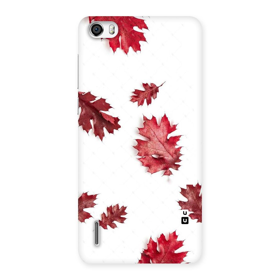 Red Appealing Autumn Leaves Back Case for Honor 6