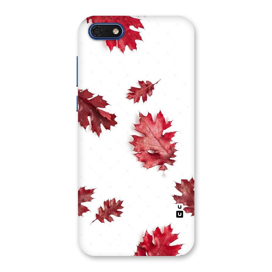 Red Appealing Autumn Leaves Back Case for Honor 7s