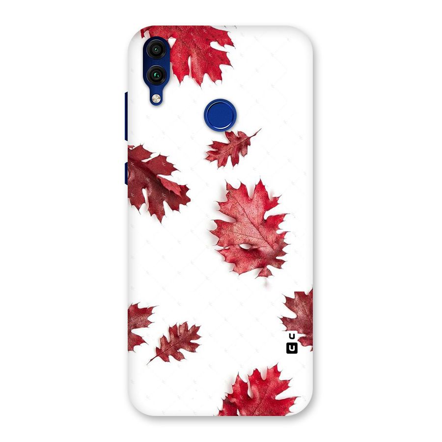 Red Appealing Autumn Leaves Back Case for Honor 8C