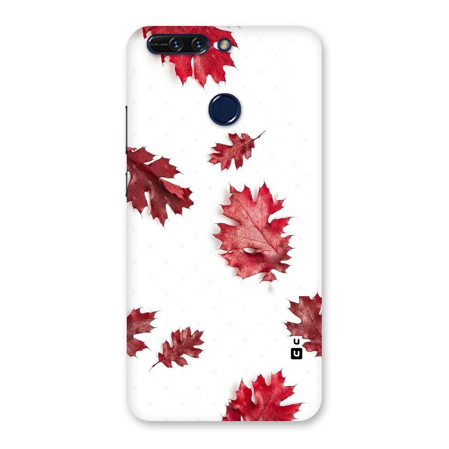 Red Appealing Autumn Leaves Back Case for Honor 8 Pro