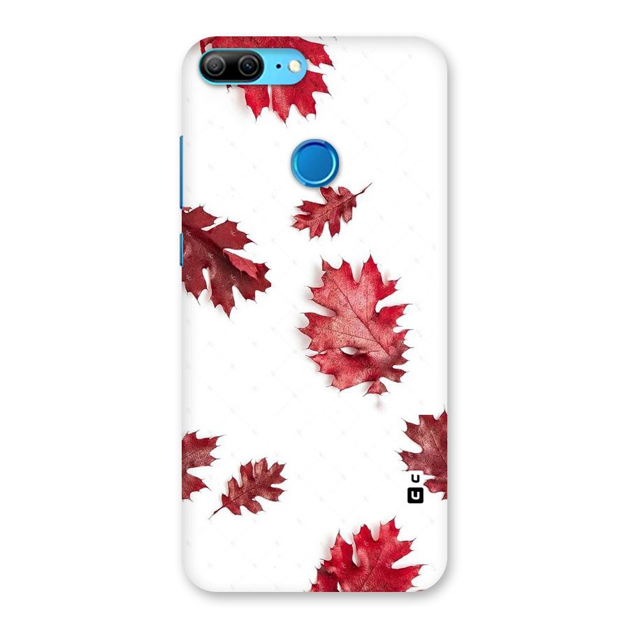 Red Appealing Autumn Leaves Back Case for Honor 9 Lite