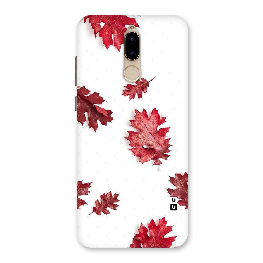 Red Appealing Autumn Leaves Back Case for Honor 9i