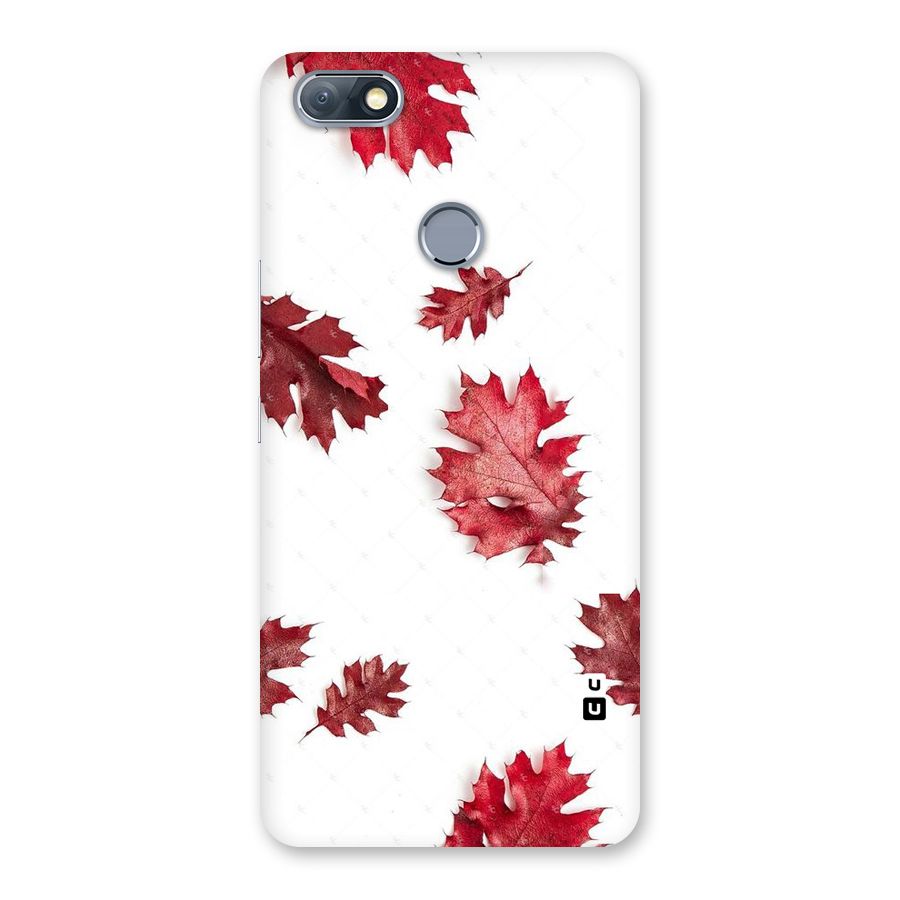 Red Appealing Autumn Leaves Back Case for Infinix Note 5