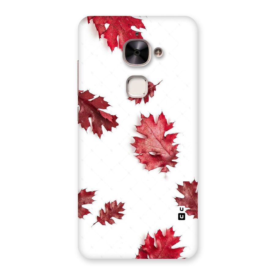 Red Appealing Autumn Leaves Back Case for Le 2