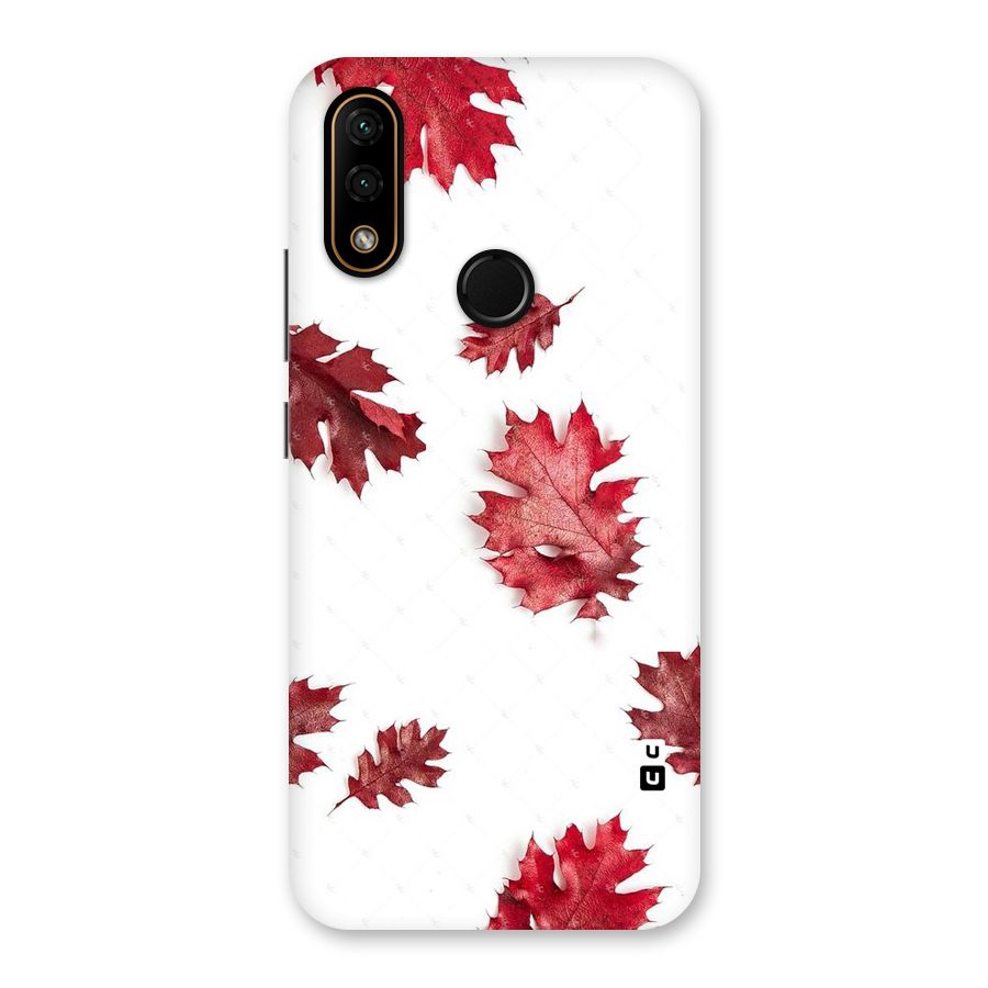 Red Appealing Autumn Leaves Back Case for Lenovo A6 Note