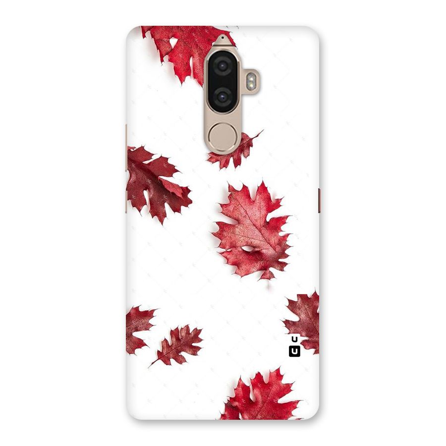 Red Appealing Autumn Leaves Back Case for Lenovo K8 Note