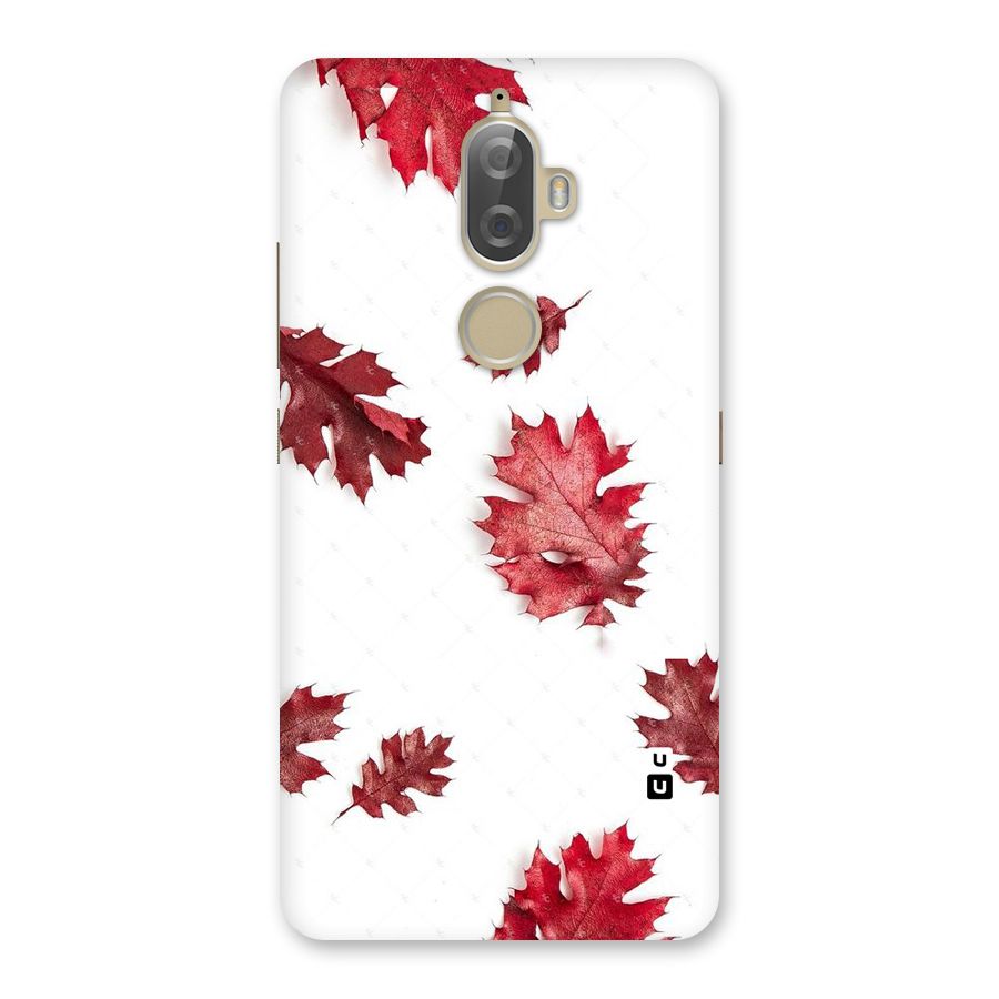 Red Appealing Autumn Leaves Back Case for Lenovo K8 Plus