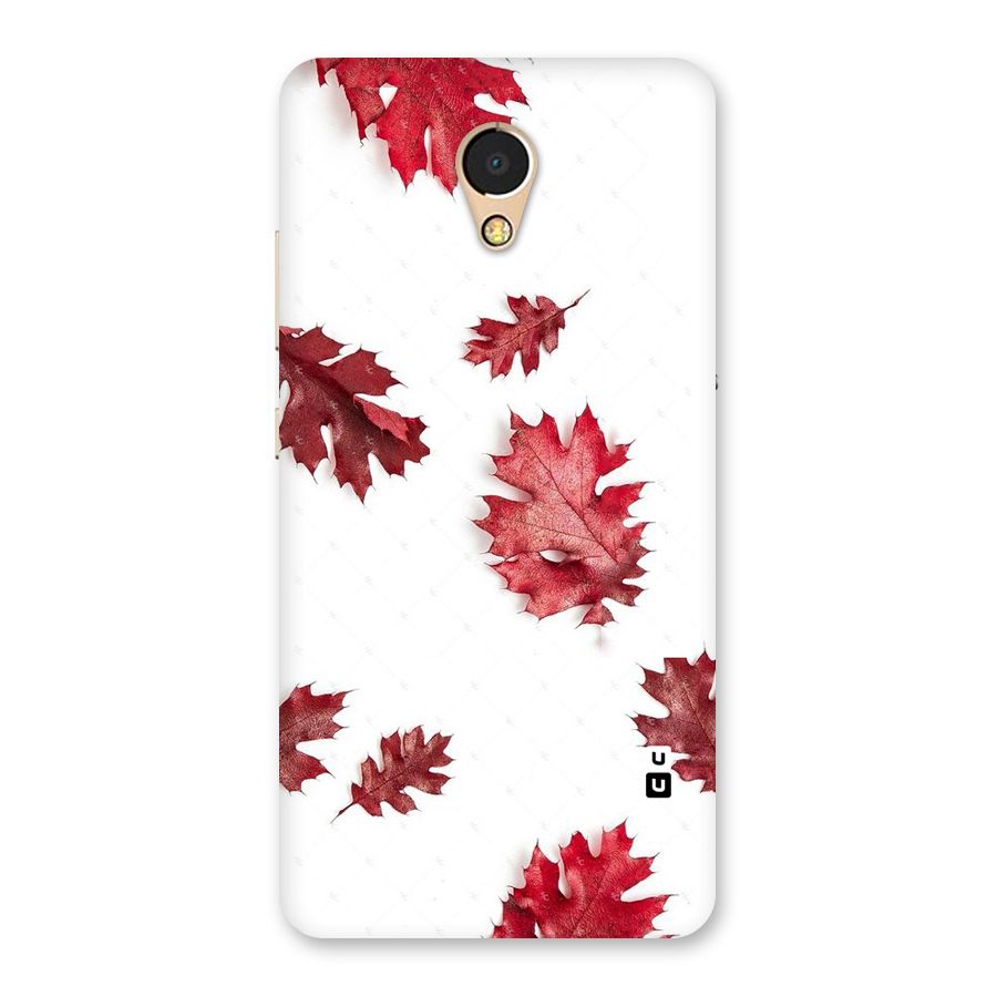 Red Appealing Autumn Leaves Back Case for Lenovo P2