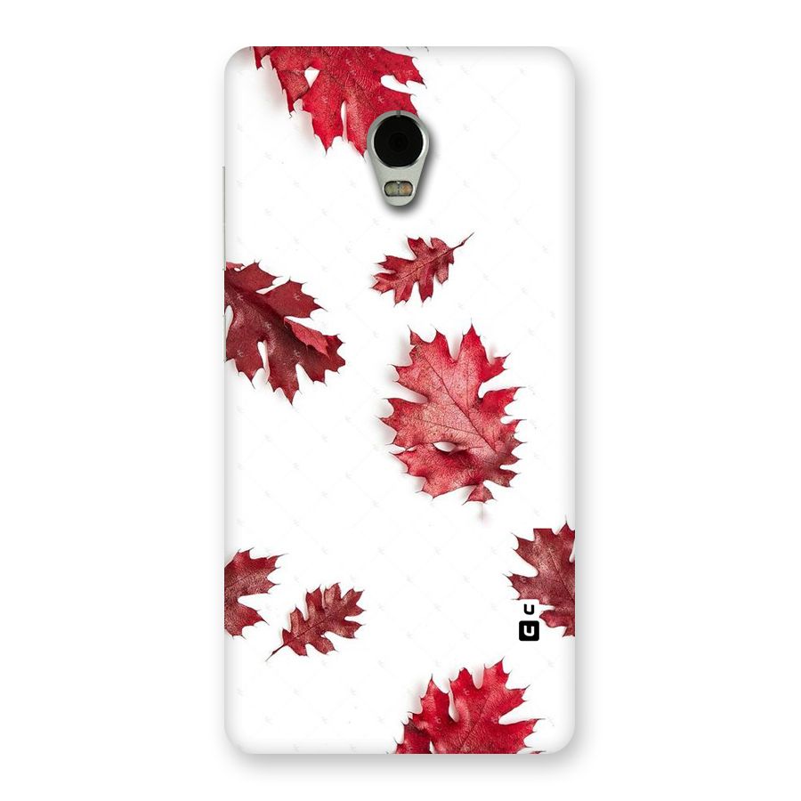 Red Appealing Autumn Leaves Back Case for Lenovo Vibe P1