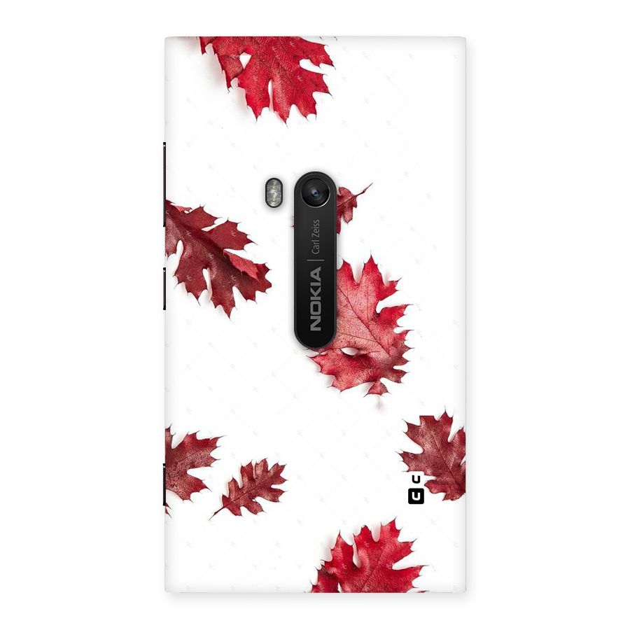 Red Appealing Autumn Leaves Back Case for Lumia 920