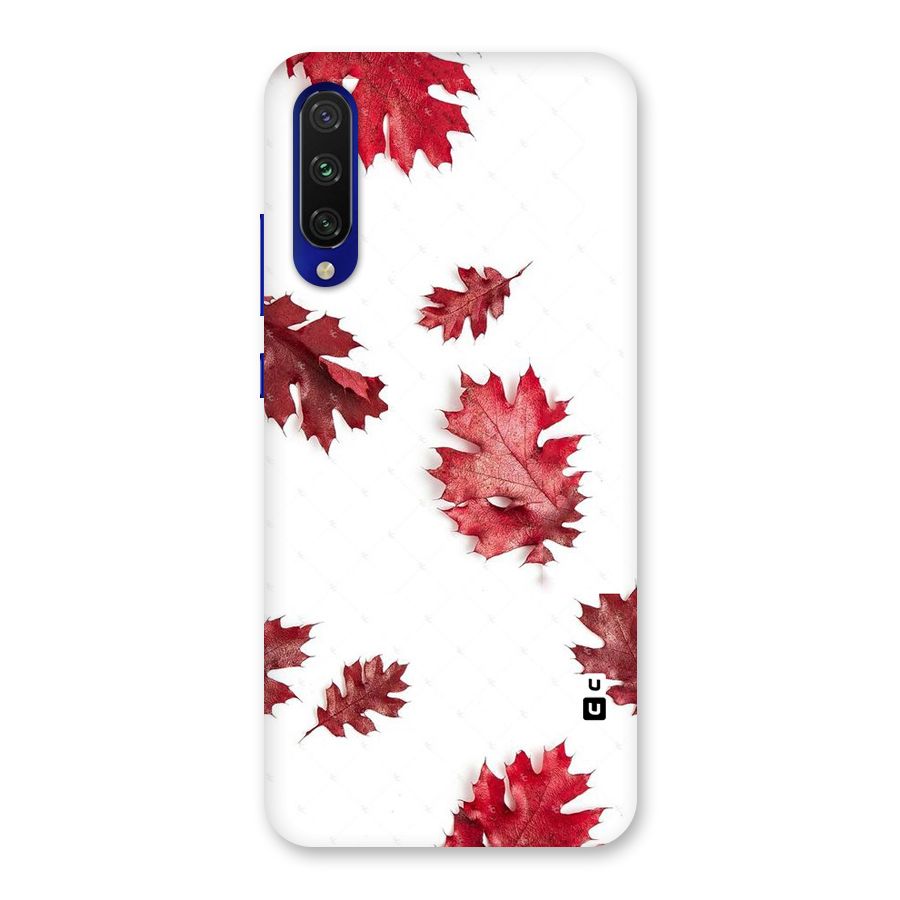 Red Appealing Autumn Leaves Back Case for Mi A3