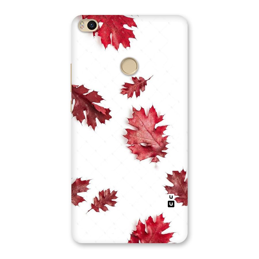 Red Appealing Autumn Leaves Back Case for Mi Max 2