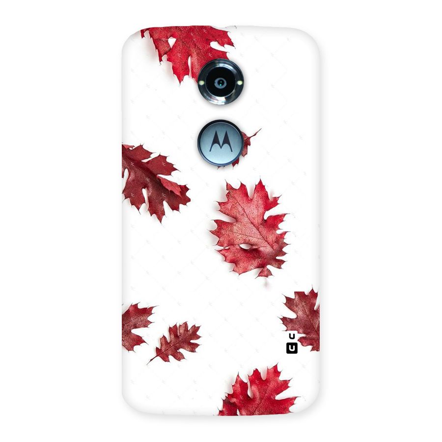 Red Appealing Autumn Leaves Back Case for Moto X 2nd Gen