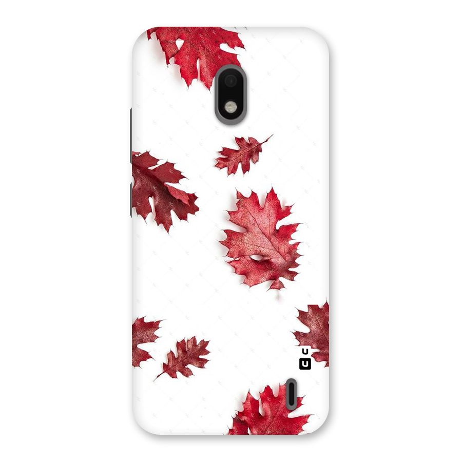 Red Appealing Autumn Leaves Back Case for Nokia 2.2