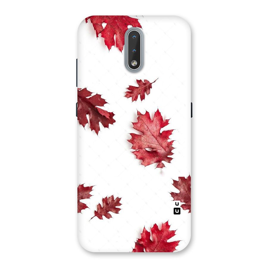 Red Appealing Autumn Leaves Back Case for Nokia 2.3