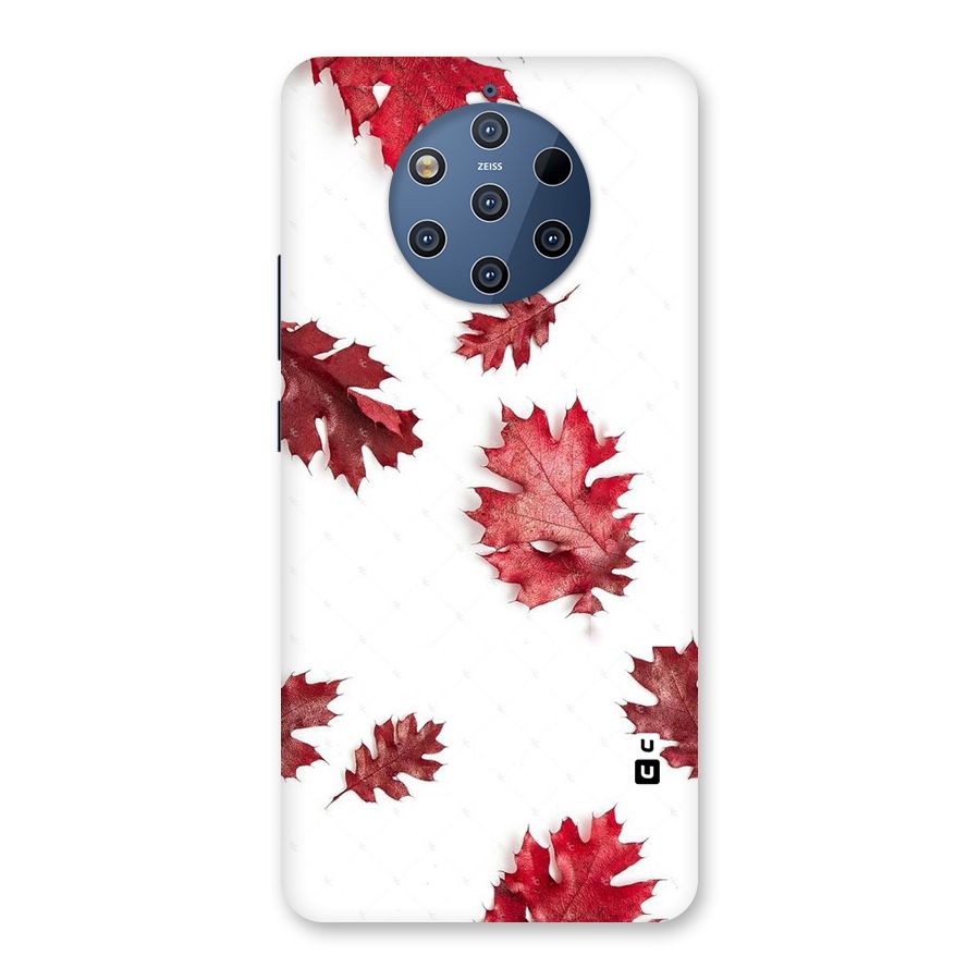 Red Appealing Autumn Leaves Back Case for Nokia 9 PureView