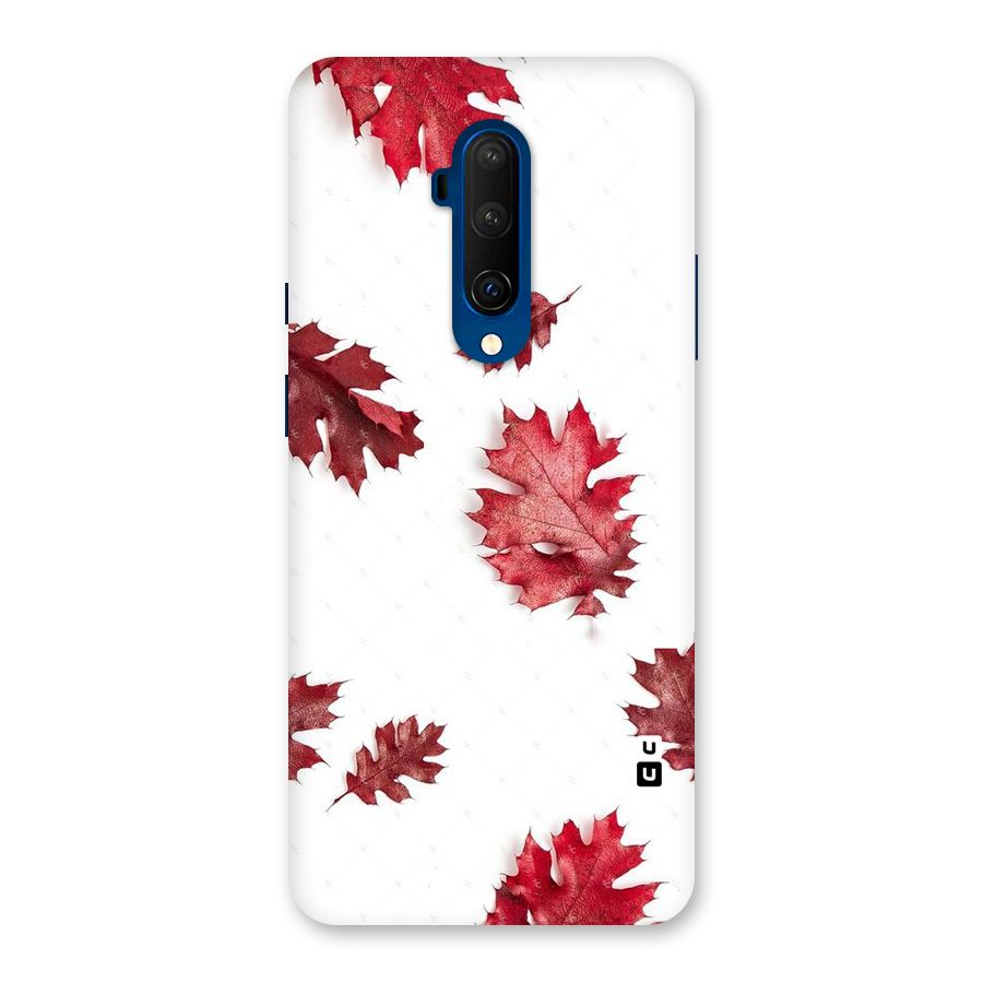 Red Appealing Autumn Leaves Back Case for OnePlus 7T Pro