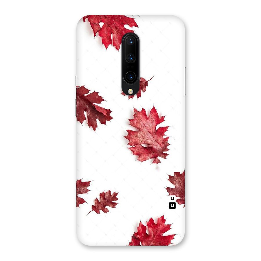 Red Appealing Autumn Leaves Back Case for OnePlus 7 Pro