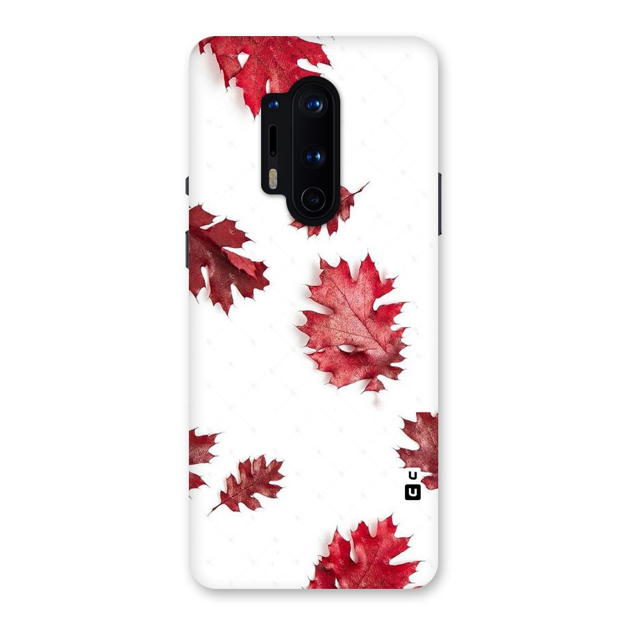 Red Appealing Autumn Leaves Back Case for OnePlus 8 Pro