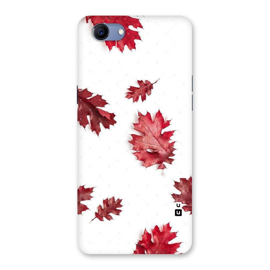 Red Appealing Autumn Leaves Back Case for Oppo Realme 1