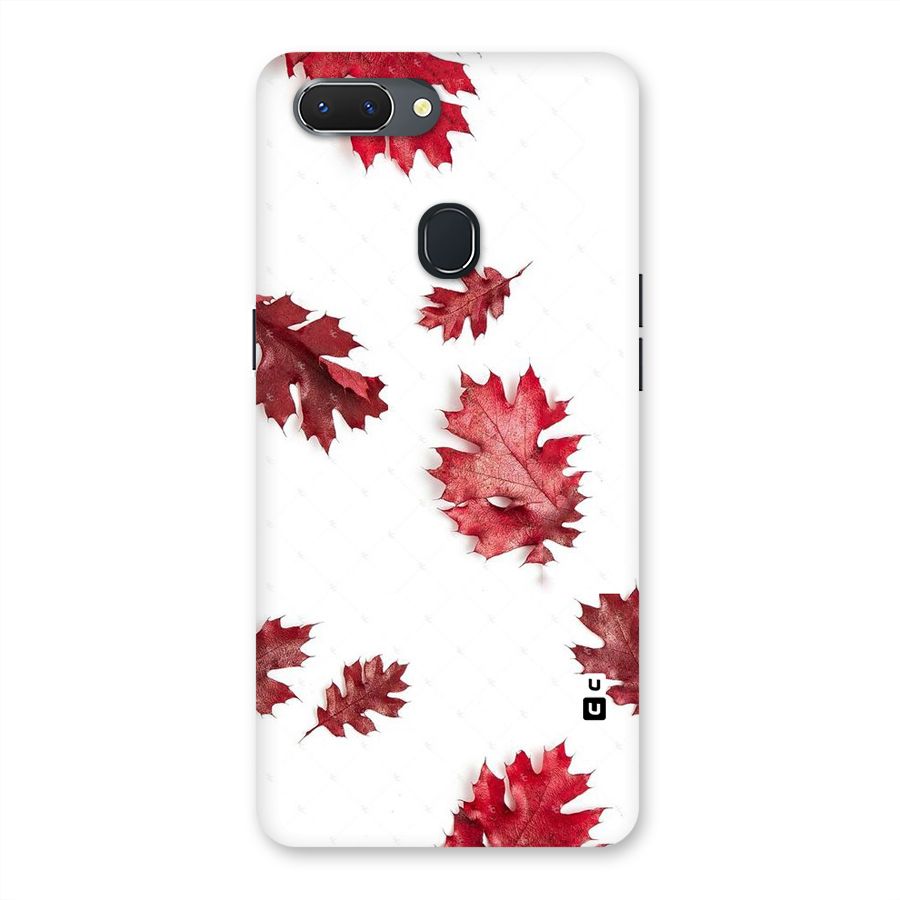 Red Appealing Autumn Leaves Back Case for Oppo Realme 2