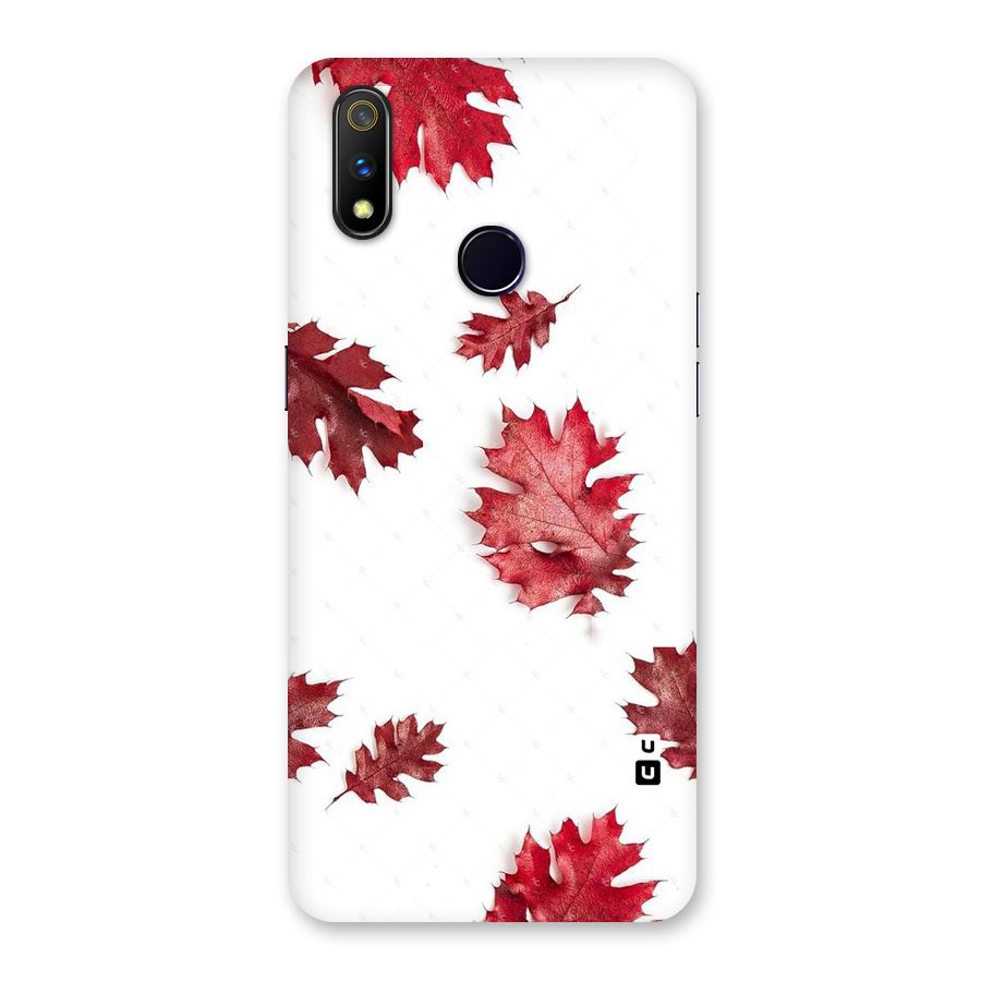 Red Appealing Autumn Leaves Back Case for Realme 3 Pro