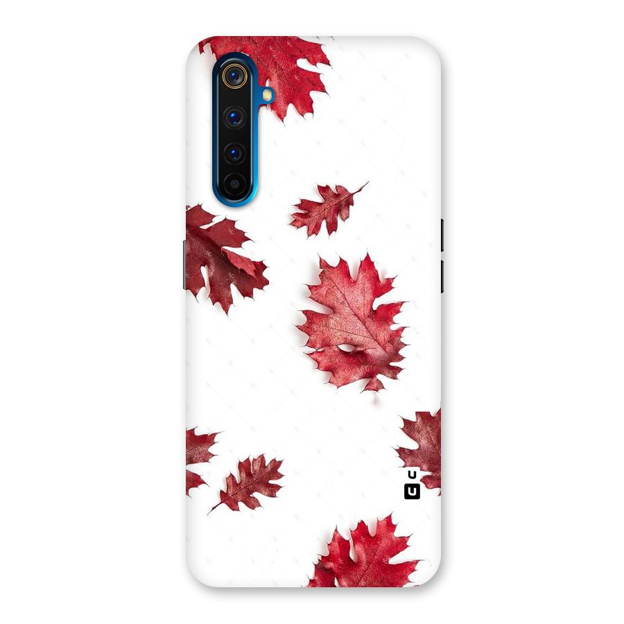 Red Appealing Autumn Leaves Back Case for Realme 6 Pro