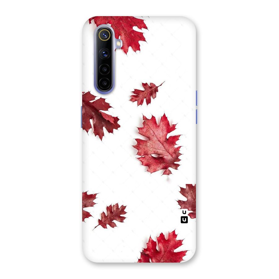 Red Appealing Autumn Leaves Back Case for Realme 6i
