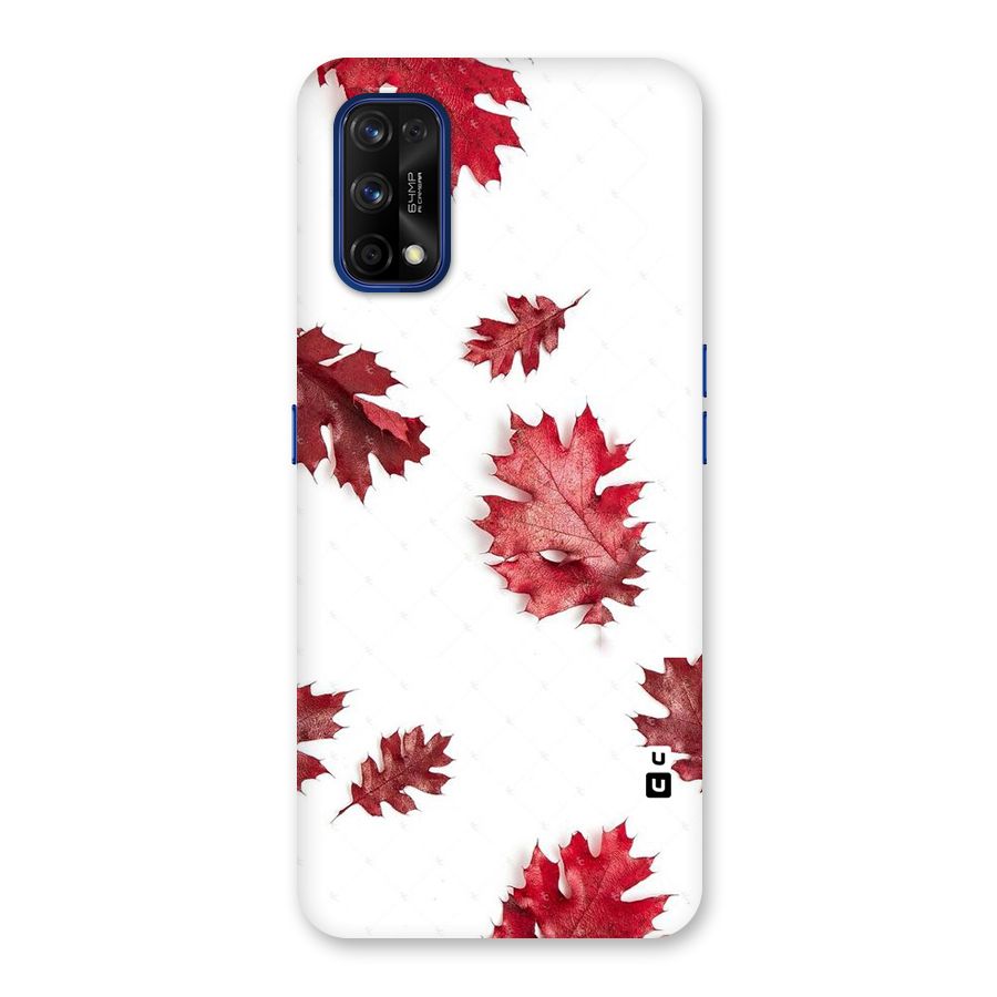 Red Appealing Autumn Leaves Back Case for Realme 7 Pro