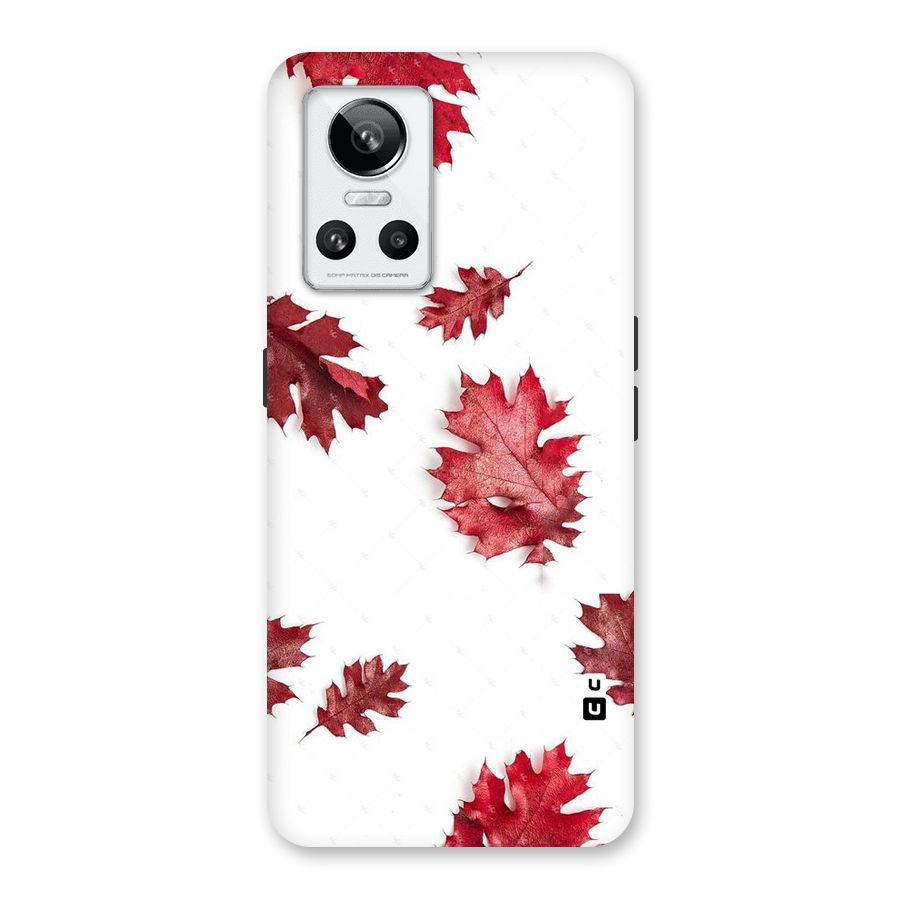 Red Appealing Autumn Leaves Back Case for Realme GT Neo 3