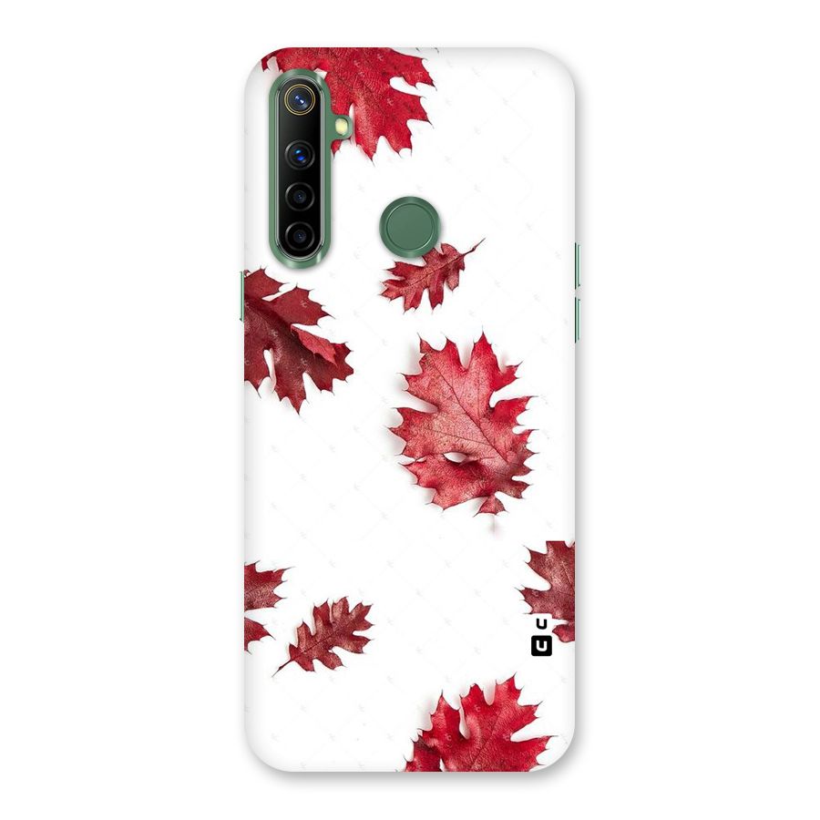 Red Appealing Autumn Leaves Back Case for Realme Narzo 10